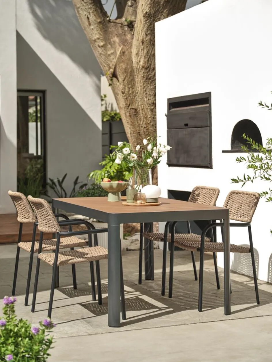 SIRDALTable de jardin SIRDAL l91xL149 eucalyptus-JUTLANDIA Online