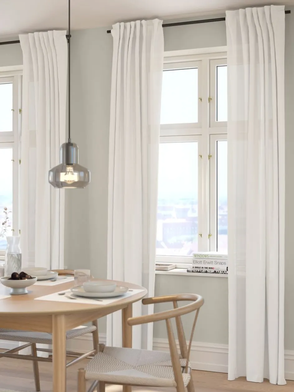 SKAGERNRideau SKAGERN 1x140x245 blanc cassé-JYSK Discount