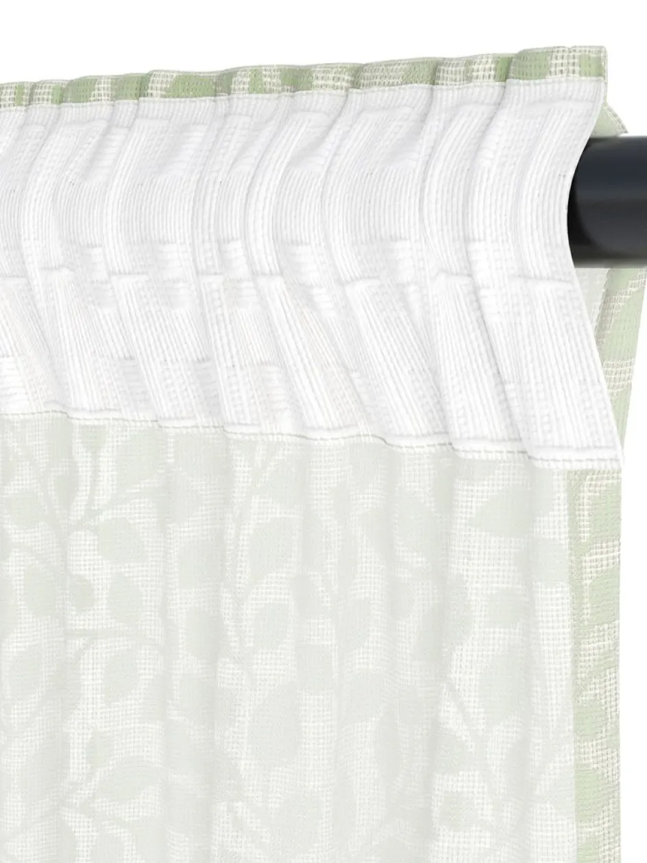 SKASENRideau SKASEN 1x140x300 feuilles vert poudré-JYSK Discount