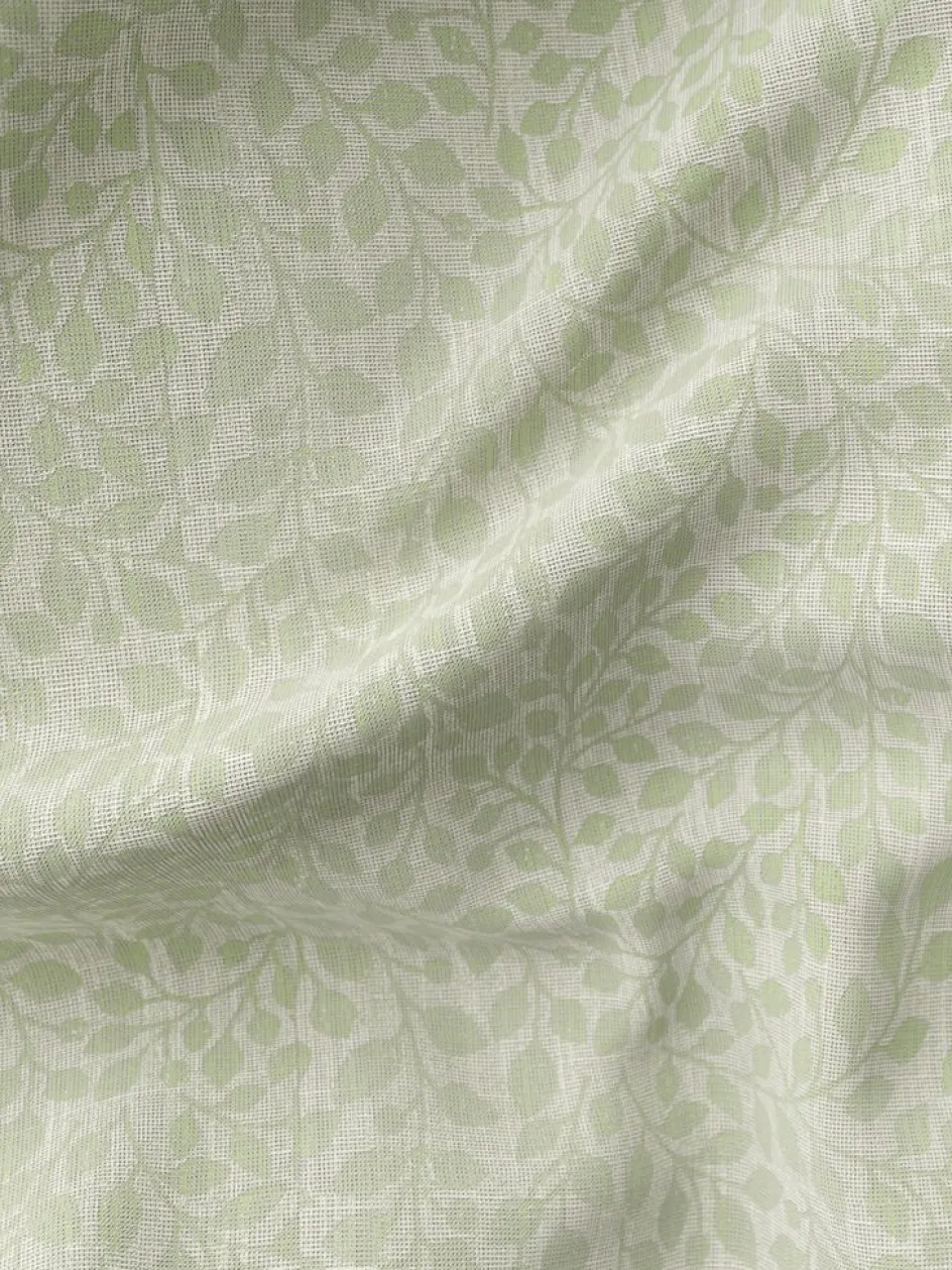 SKASENRideau SKASEN 1x140x300 feuilles vert poudré-JYSK Discount