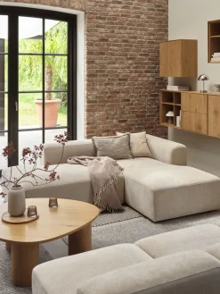 SKEJBYModule canapé SKEJBY méridienne droit tissu beige-JYSK Best