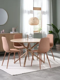 SKIBETTable SKIBET Ø120 chêne clair-Royal Oak Hot