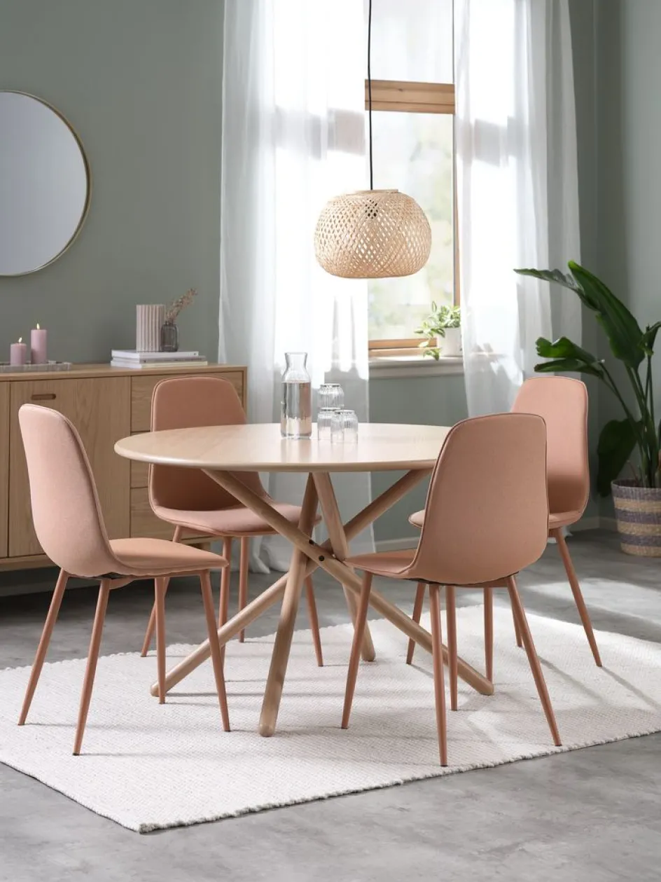 SKIBETTable SKIBET Ø120 chêne clair-Royal Oak Hot