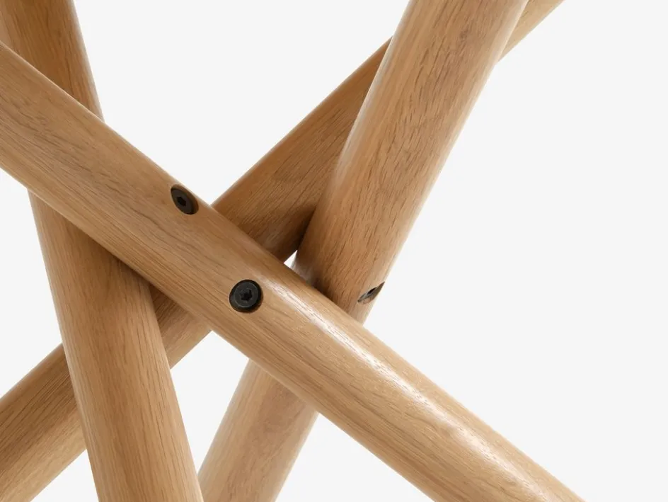 SKIBETTable SKIBET Ø120 chêne clair-Royal Oak Hot