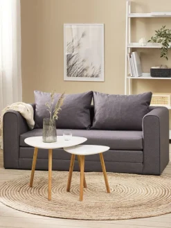 SKILLEBEKKCanapé convertible SKILLEBEKK tissu gris foncé-JYSK Online