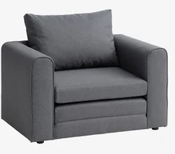 SKILLEBEKKFauteuil convertible SKILLEBEKK tissu gris foncé-JYSK Outlet