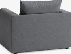 SKILLEBEKKFauteuil convertible SKILLEBEKK tissu gris foncé-JYSK Outlet
