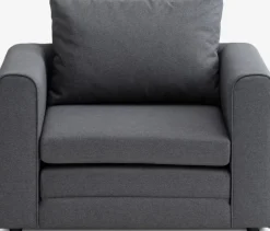 SKILLEBEKKFauteuil convertible SKILLEBEKK tissu gris foncé-JYSK Outlet