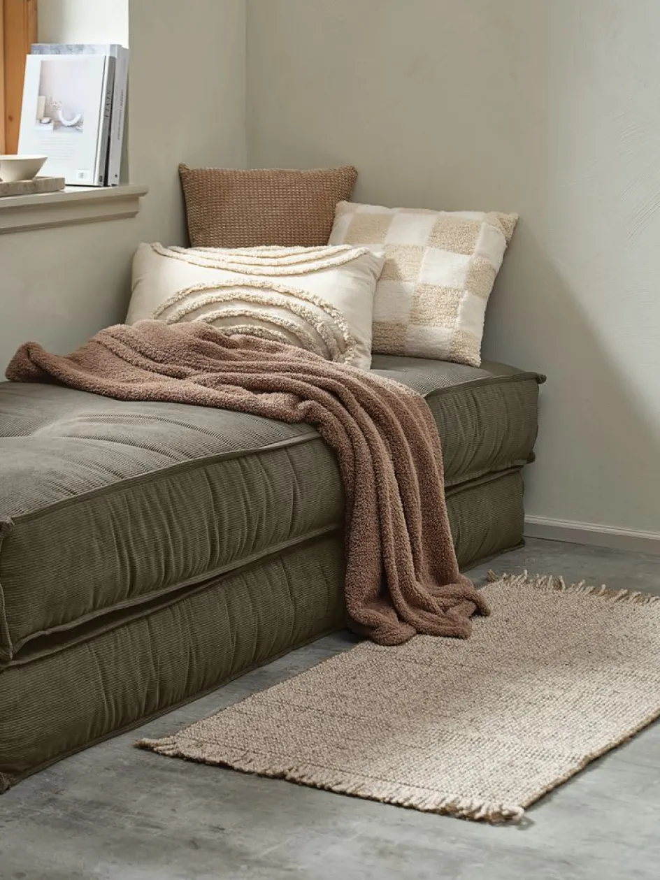 SKOGFIOLCoussin SKOGFIOL 45x45 crème/brun-JYSK New