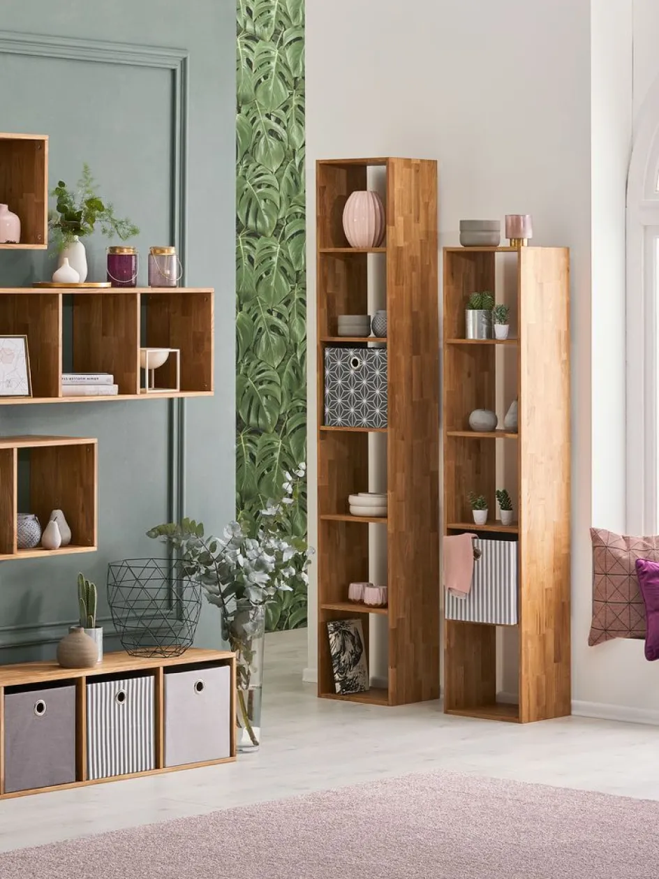 SKYUMÉtagère SKYUM 6 tablettes chêne naturel-Royal Oak New