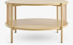 SNESLEVTable basse SNESLEV Ø70 coloris chêne naturel-JYSK New