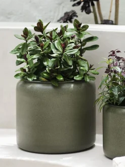 SNORKLABac à fleurs SNORKLA Ø25xH20 vert olive-JYSK Clearance