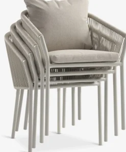 SONNERUP + GILJASONNERUP L215 table +4 GILJA chaises beige-JUTLANDIA Sale