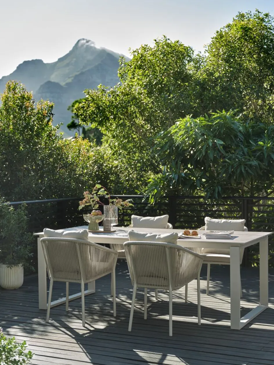 SONNERUP + GILJASONNERUP L215 table +4 GILJA chaises beige-JUTLANDIA Sale