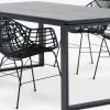 SONNERUP + ILDERHUSESONNERUP L215 table gis + 4 ILDERHUSE chaises noir-JYSK Clearance