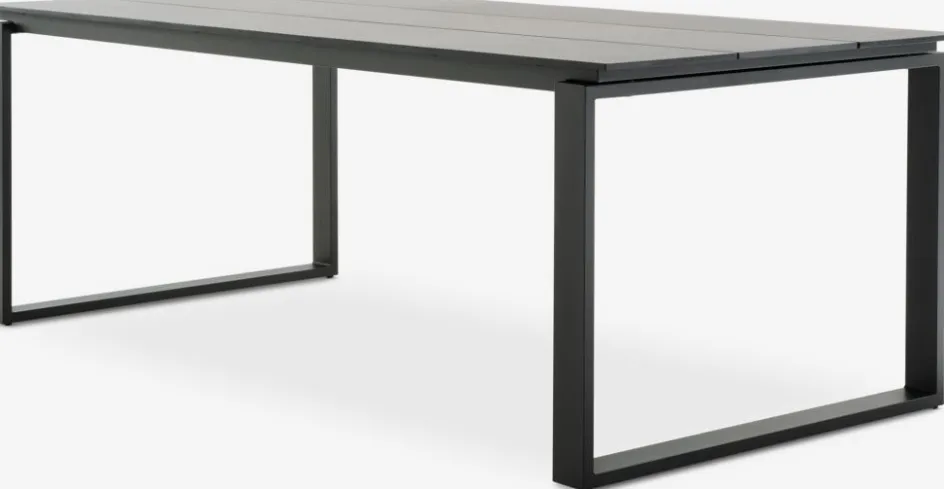 SONNERUP + INGSTRUPSONNERUP L215 table gris + 4 INGSTRUP chaises noir-JYSK Best