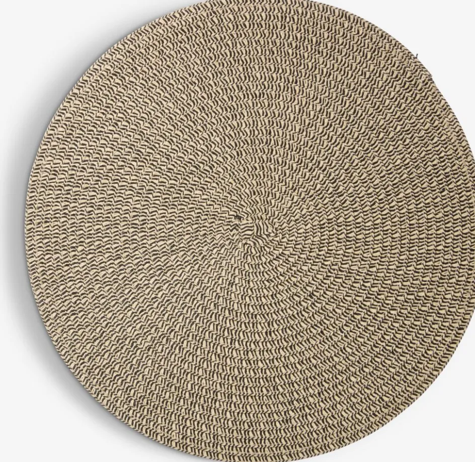 SORTBIRKSet de table SORTBIRK Ø38 naturel/noir-JYSK Clearance