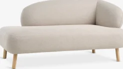 STADILCanapé STADIL ouvert gauche ovale tissu beige/coloris ch.-JYSK New