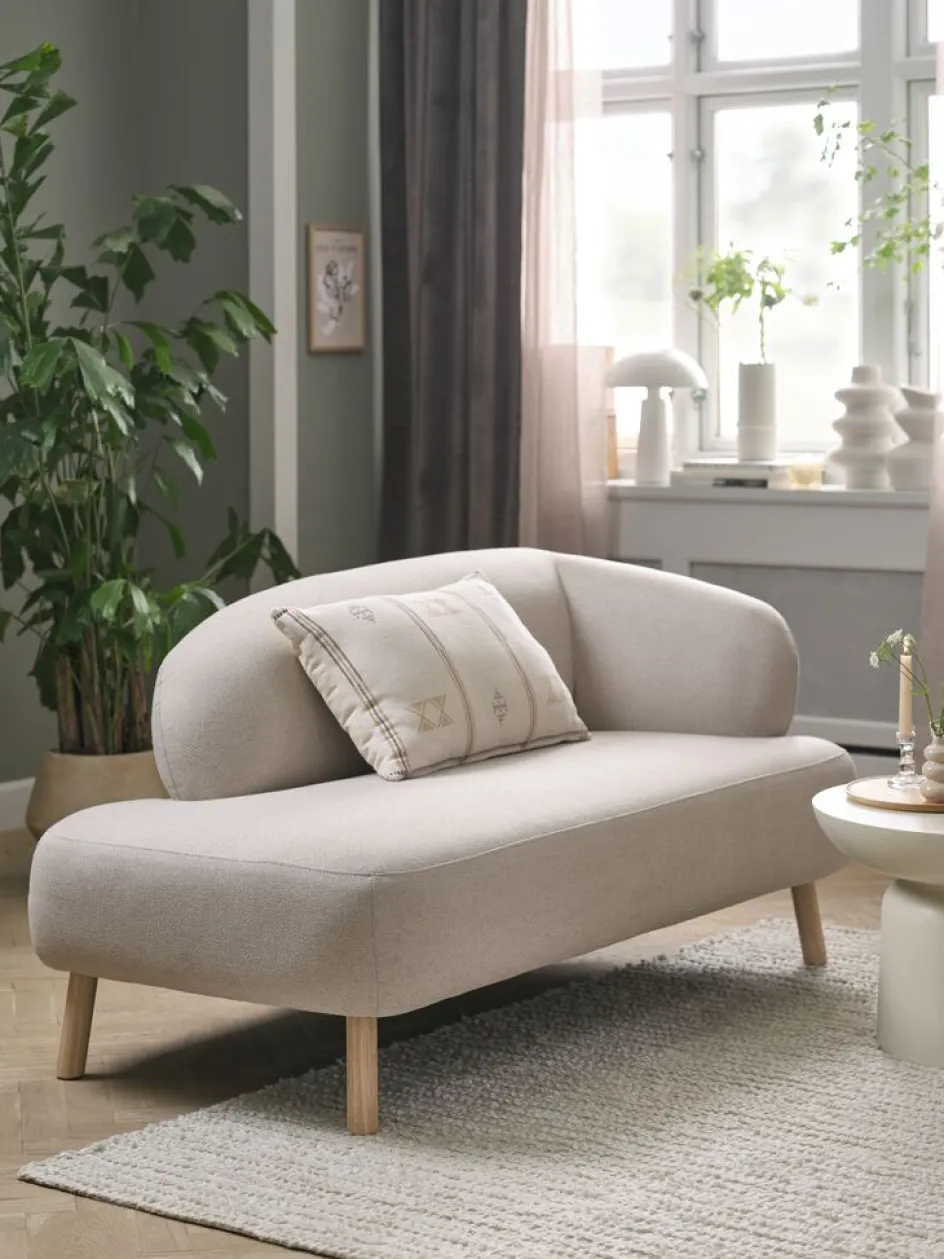 STADILCanapé STADIL ouvert gauche ovale tissu beige/coloris ch.-JYSK New