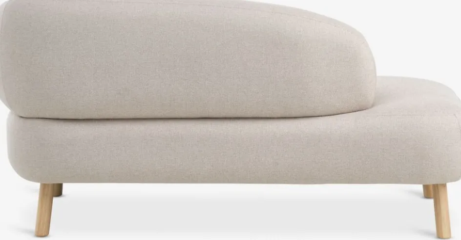 STADILCanapé STADIL ouvert gauche ovale tissu beige/coloris ch.-JYSK New