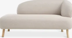 STADILCanapé STADIL ouvert gauche ovale tissu beige/coloris ch.-JYSK New