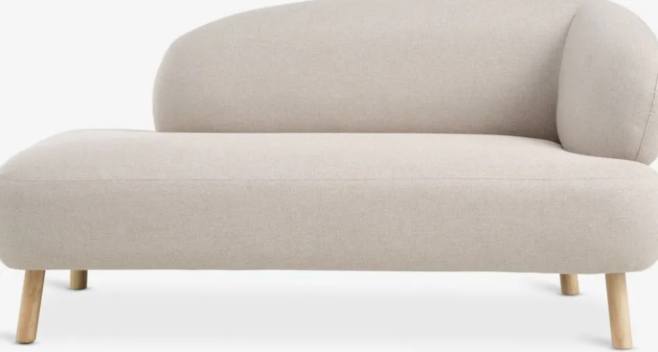 STADILCanapé STADIL ouvert gauche ovale tissu beige/coloris ch.-JYSK New