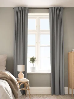 STADSHOLMENRideau occultant STADSHOLMEN 1x140x245 gris-JYSK New