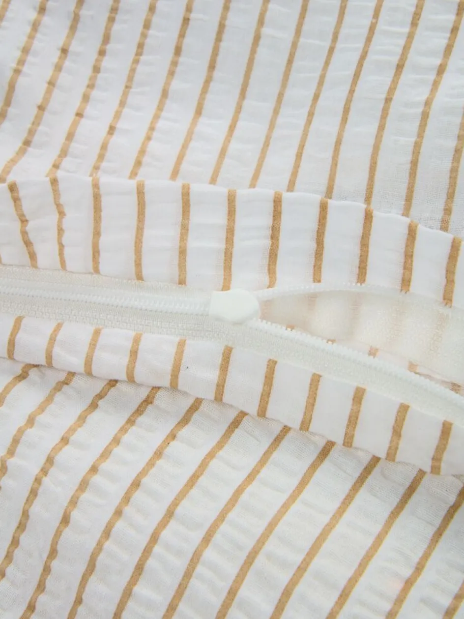 STINNEPlusParure de lit Seersucker STINNE 240x220 blanc/latte-JYSK