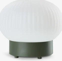 STORFUGLLampe de table rechargeable STORFUGL Ø15xH10cm vert foncé-JYSK Clearance