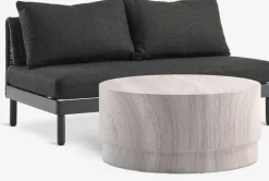 STORLIEN + VOSSEnsemble lounge STORLIEN travertin + VOSS 2 personnes noir-JYSK Hot