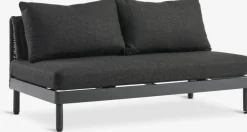 STORLIEN + VOSSEnsemble lounge STORLIEN travertin + VOSS 2 personnes noir-JYSK Hot