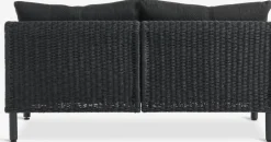 STORLIEN + VOSSEnsemble lounge STORLIEN travertin + VOSS 2 personnes noir-JYSK Hot