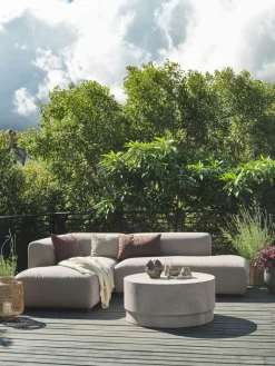 STORLIENTable lounge STORLIEN Ø90xH41 travertin-JYSK Clearance