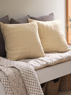 STRANDBEDECoussin STRANDBEDE 45x45 kaki clair-JYSK Outlet