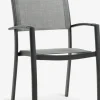 STRANDBYChaise empilable STRANDBY gris-JUTLANDIA Discount