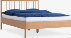 STUBBERUPCadre de lit STUBBERUP 140x200 chêne naturel-Royal Oak