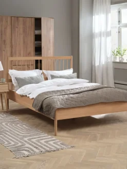 STUBBERUPCadre de lit STUBBERUP 140x200 chêne naturel-Royal Oak