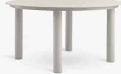 SURNADAL + GILJASURNADAL Ø150 table + 4 GILJA chaises beige-JUTLANDIA Discount