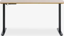 SVANEKEBureau à hauteur ajustable SVANEKE 70x140 coloris chêne/noir-JYSK Sale
