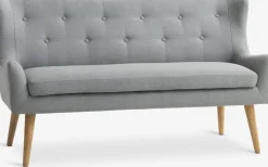 SVELVIKCanapé SVELVIK 2 places tissu gris clair/naturel-JYSK Sale