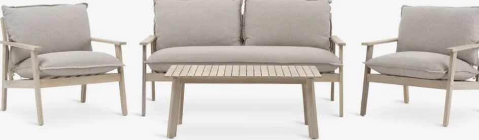 SYLTHOLMEnsemble lounge SYLTHOLM 4,5 personnes acacia-JYSK New