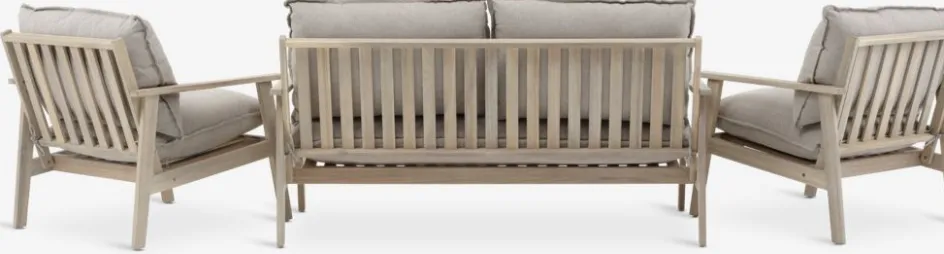 SYLTHOLMEnsemble lounge SYLTHOLM 4,5 personnes acacia-JYSK New