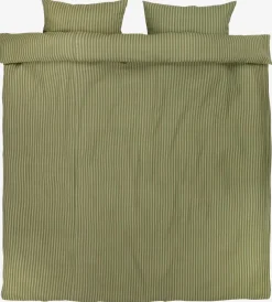 SYNNEPlusParure de lit Seersucker SYNNE 240x220 vert-JYSK Outlet