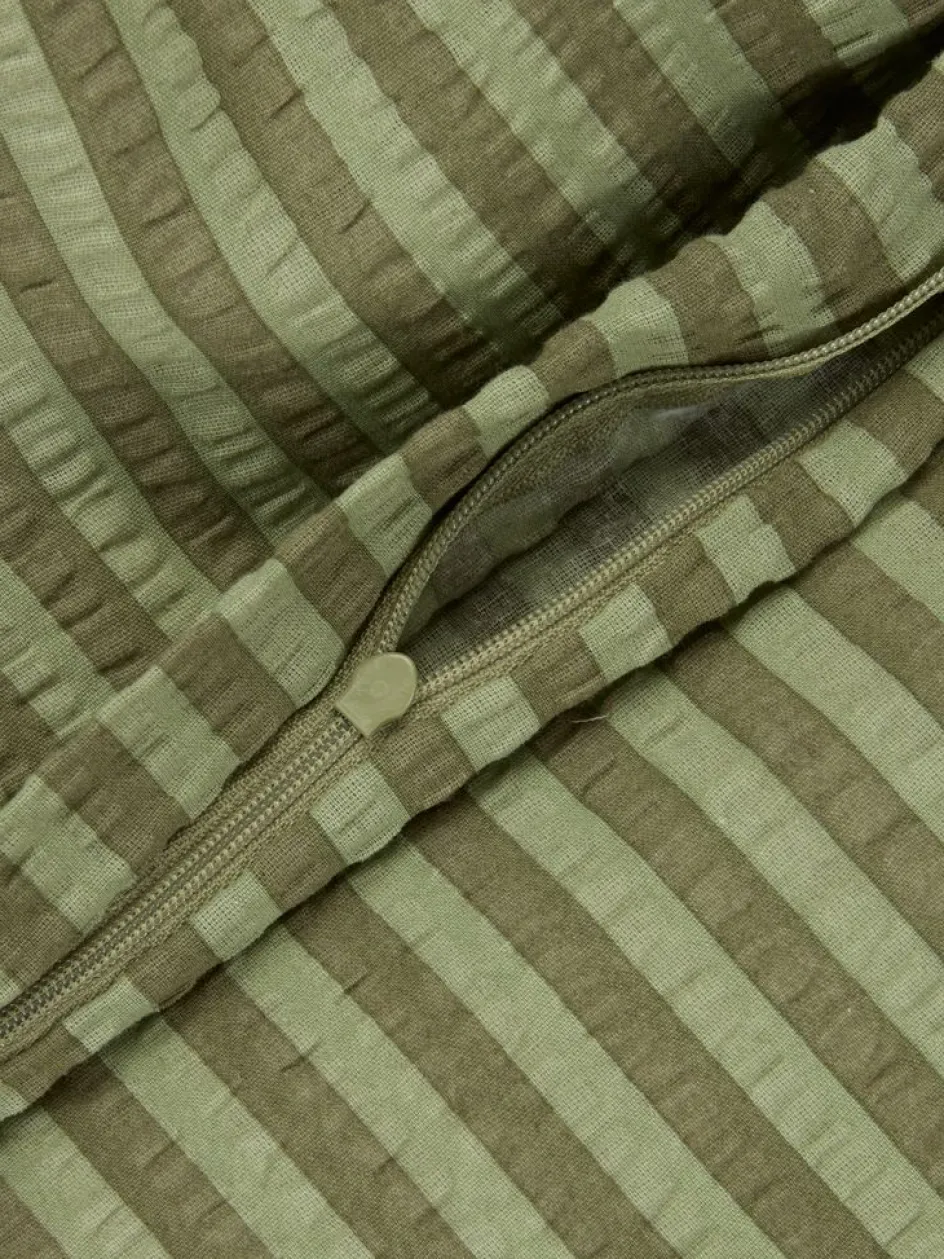 SYNNEPlusParure de lit Seersucker SYNNE 240x220 vert-JYSK Outlet