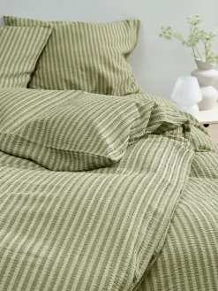 SYNNEPlusParure de lit Seersucker SYNNE 240x220 vert-JYSK Outlet