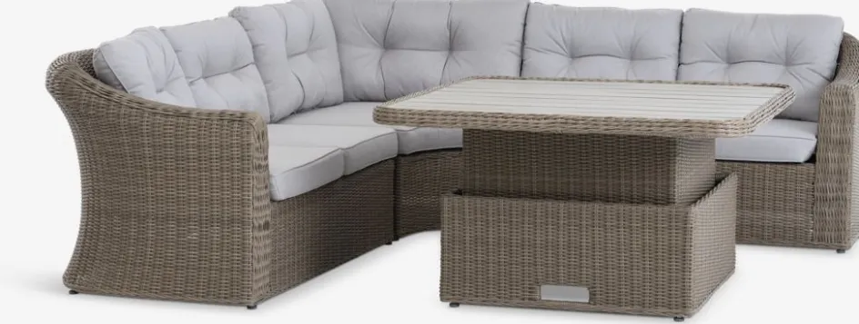 TAMBOHUSEEnsemble lounge TAMBOHUSE 5 personnes naturel-JUTLANDIA