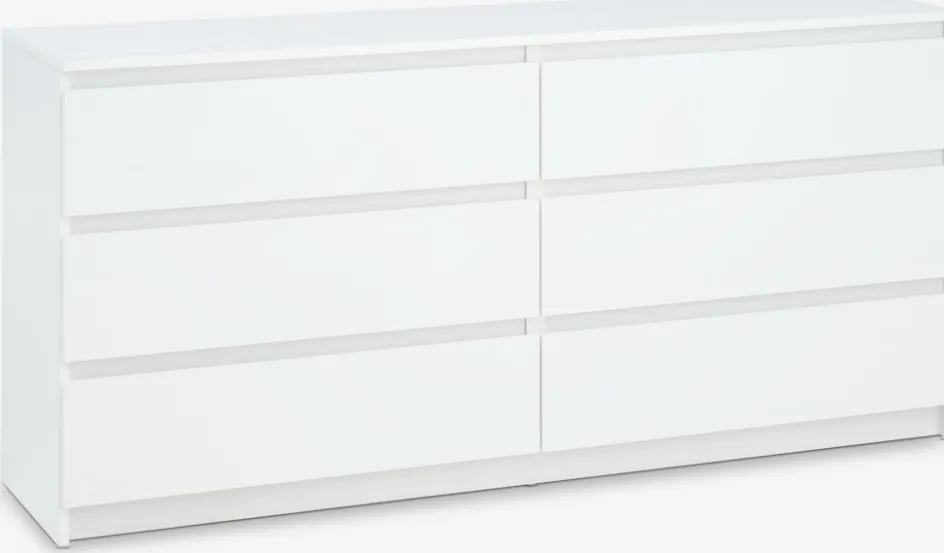 TANGECommode 3+3 tiroirs TANGE blanc-JYSK Sale