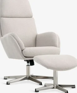 TANKEDALFauteuil inclinable a/repose-pieds TANKEDAL /chrome-JYSK Sale