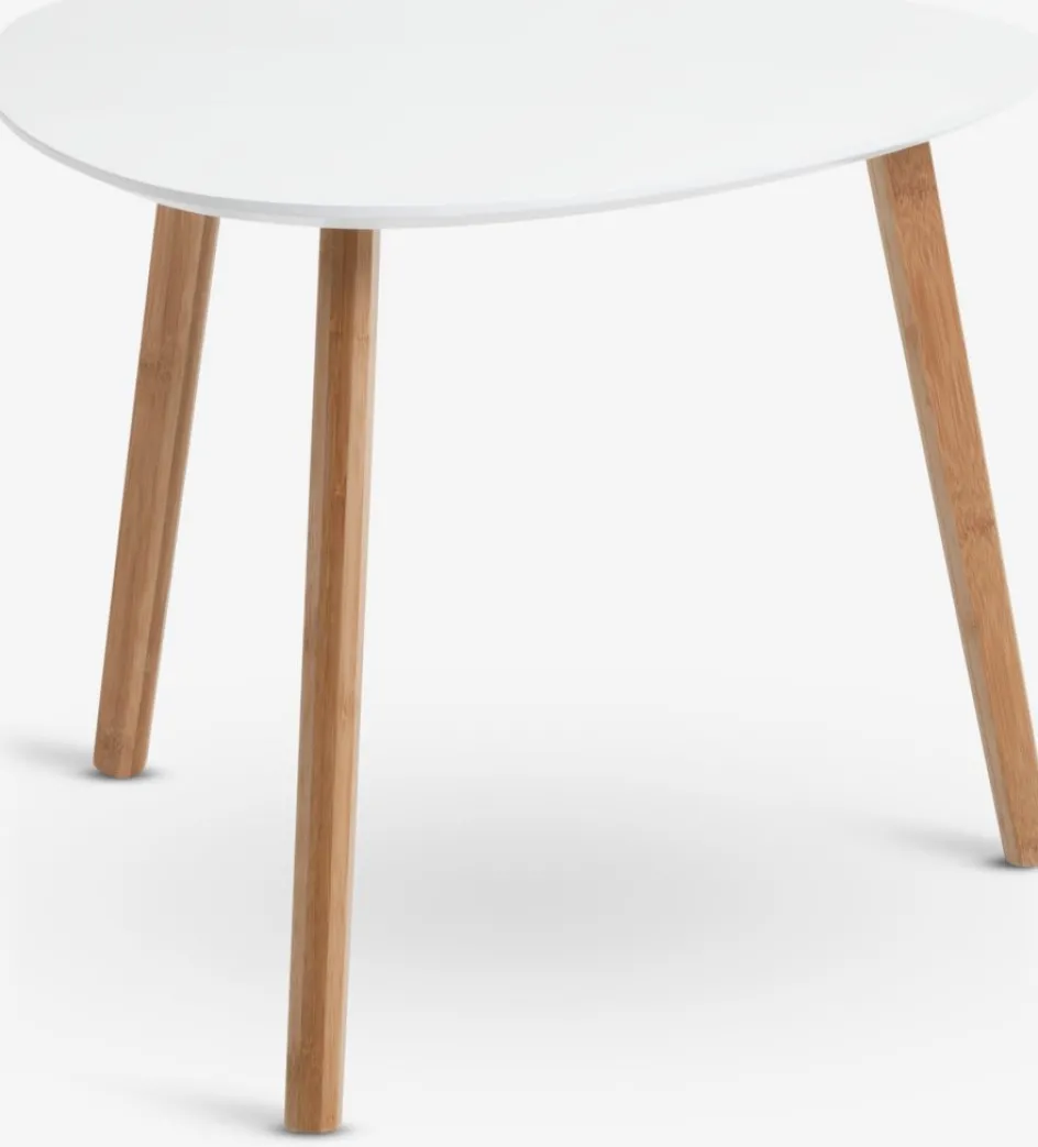 TAPSBout de canapé TAPS 55x55 blanc/bambou-JYSK Clearance