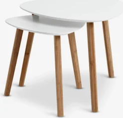 TAPSBout de canapé TAPS 40x40 blanc/bambou-JYSK Hot